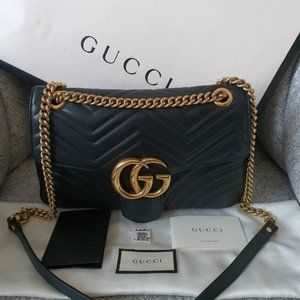 NWT 🌈🍓Gucci🌈🍓 Marmont Small Matelassé Shoulder Bag New